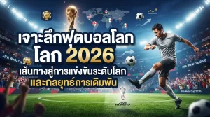 เจาะลึกฟุตบอลโลก 2026: เส้นทางสู่การแข่งขันระดับโลกและกลยุทธ์การเดิมพัน